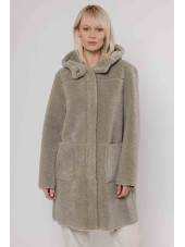 Alina Reversible Coat - Artichoke